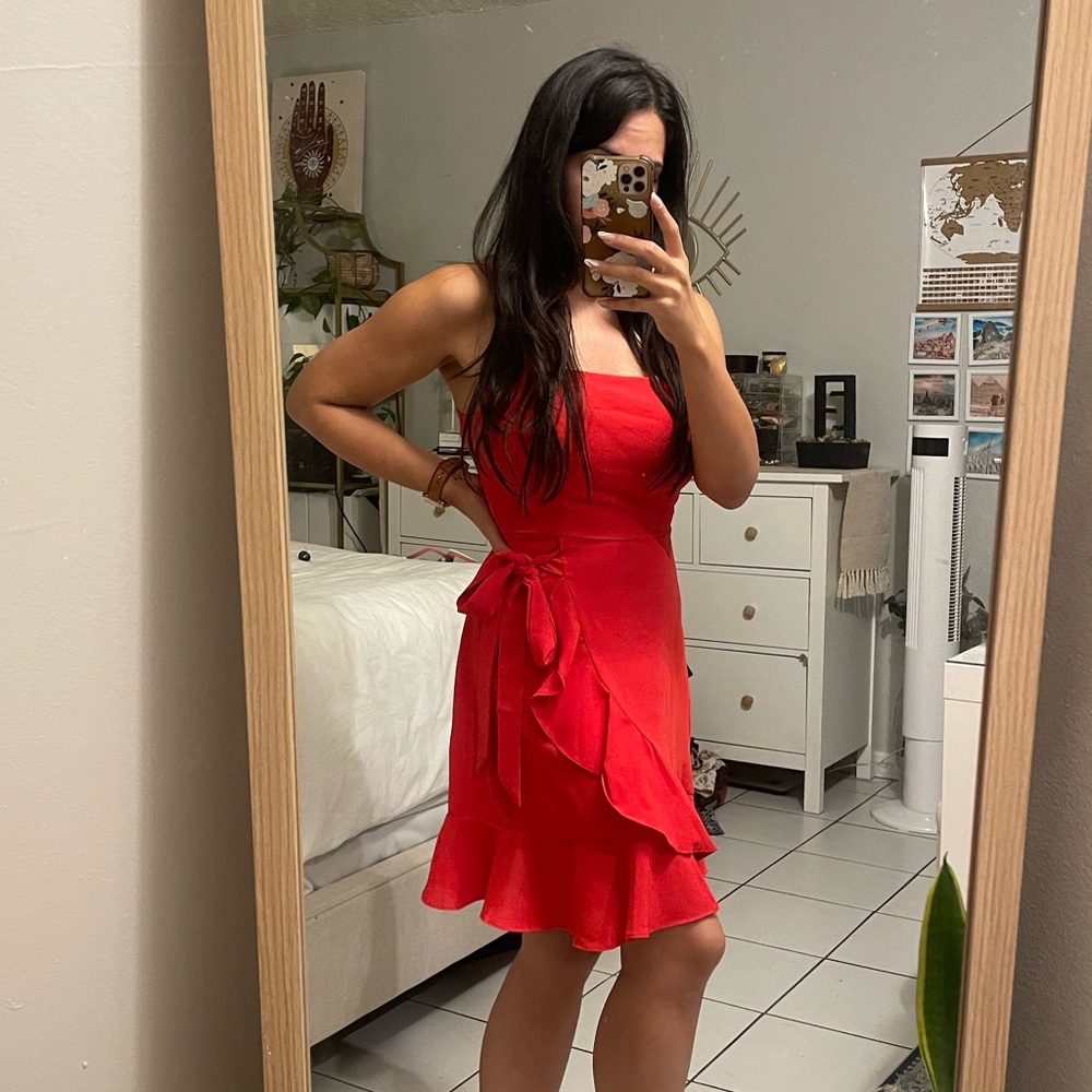 Red dress